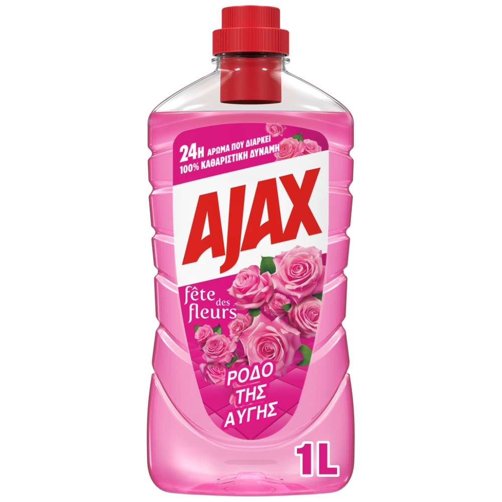 Ajax Γιορτή Λουλουδιών Ρόδο της Αυγής Καθαριστικό Πατώματος 1000ml