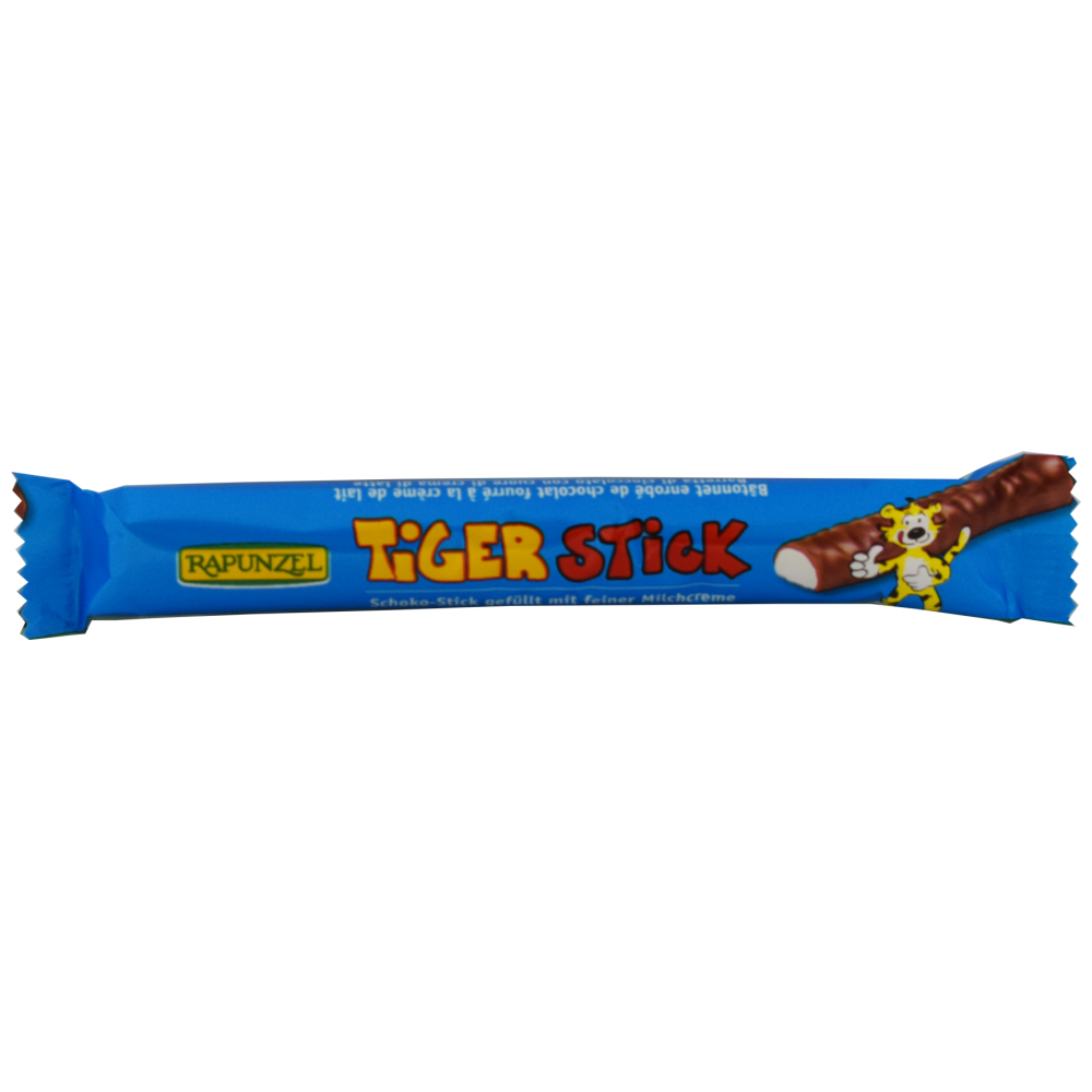 Rapunzel Σοκολάτα Γάλακτος Stick Tiger Bio 22gr