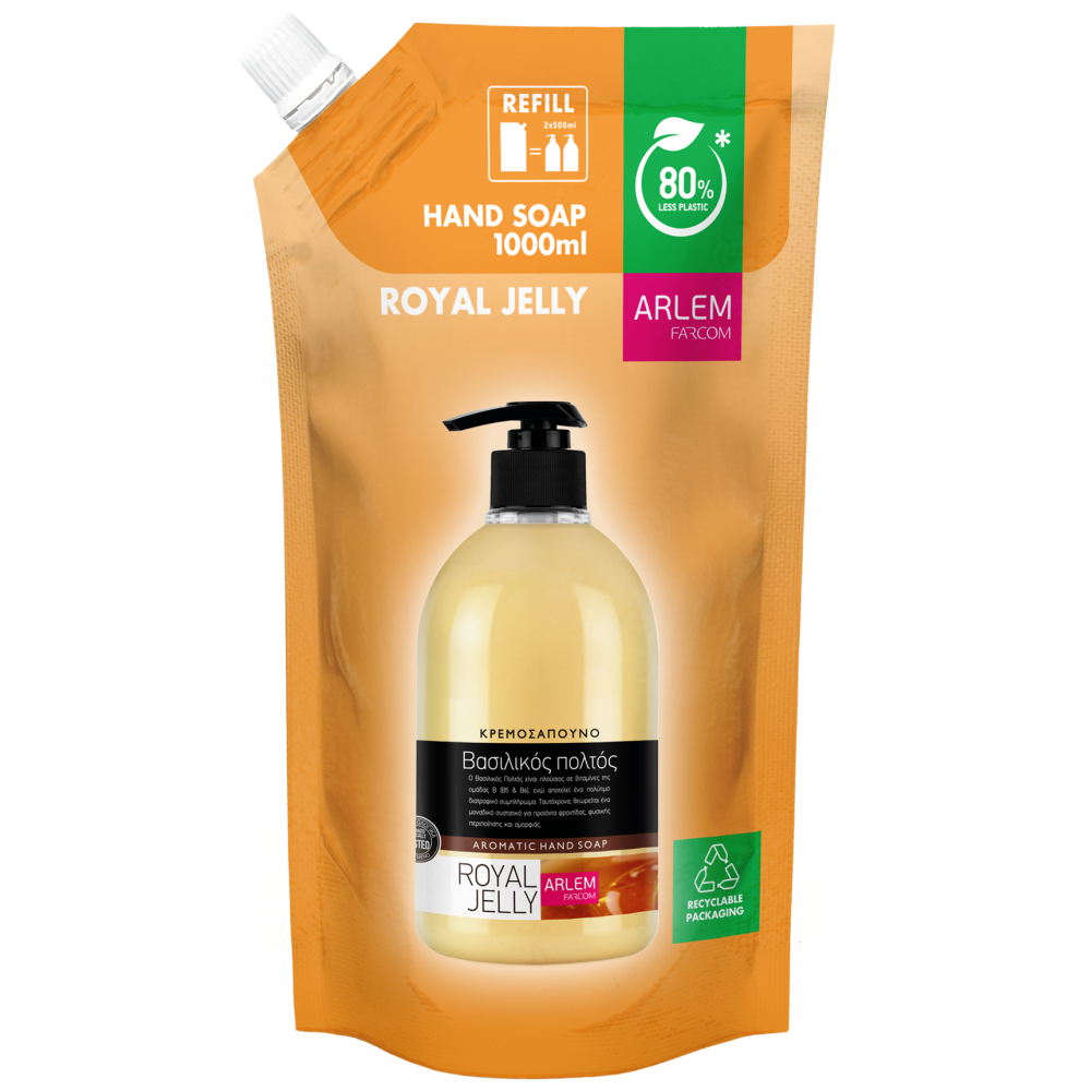 Arlem Doypack Βασιλικός Πολτός Κρεμοσάπουνο 1000ml