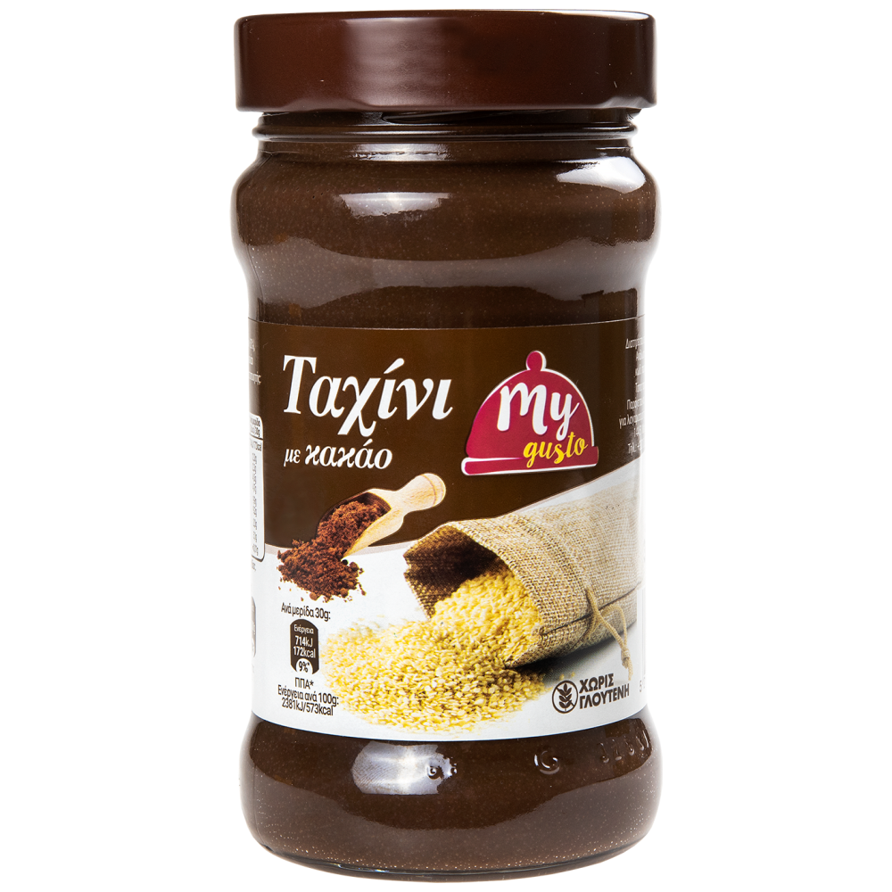 My Gusto Ταχίνι Με Κακάο Γυάλινο Βάζο 350gr