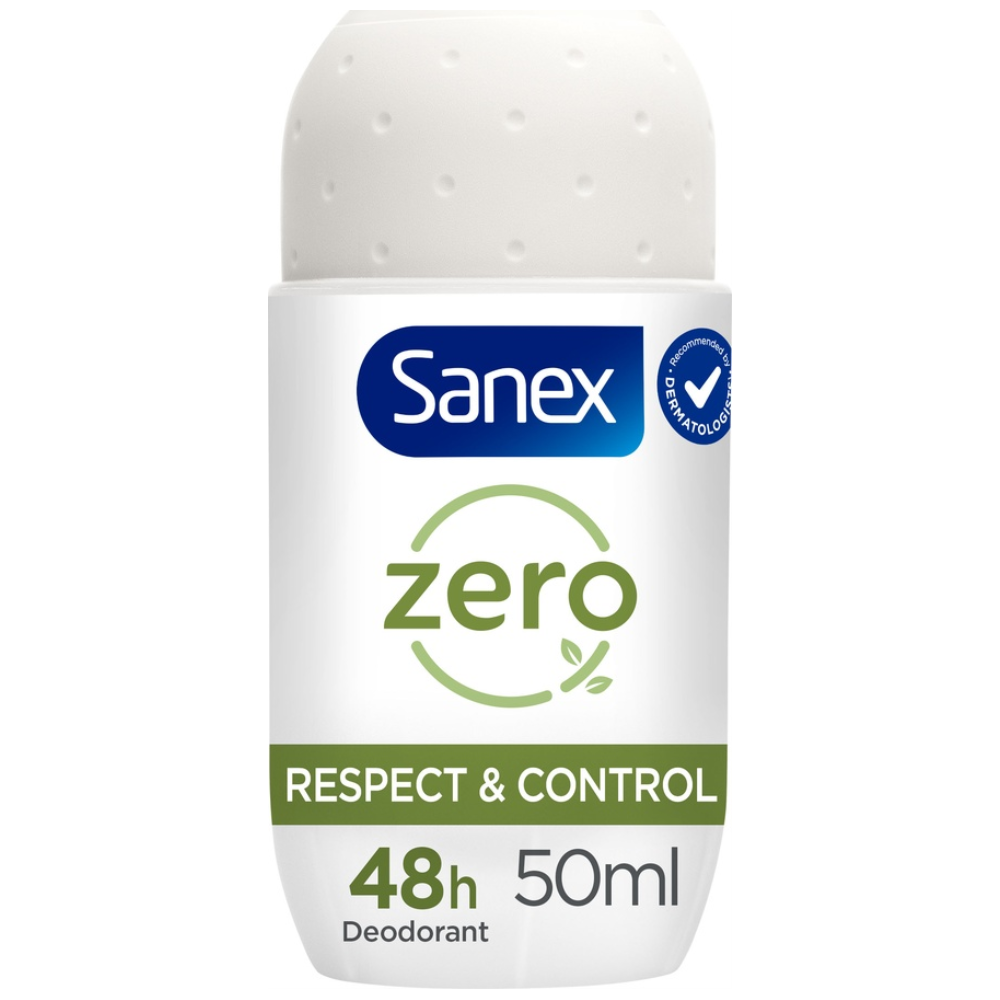 Sanex Zero% Respect & Control Αποσμητικό Roll-on 50ml