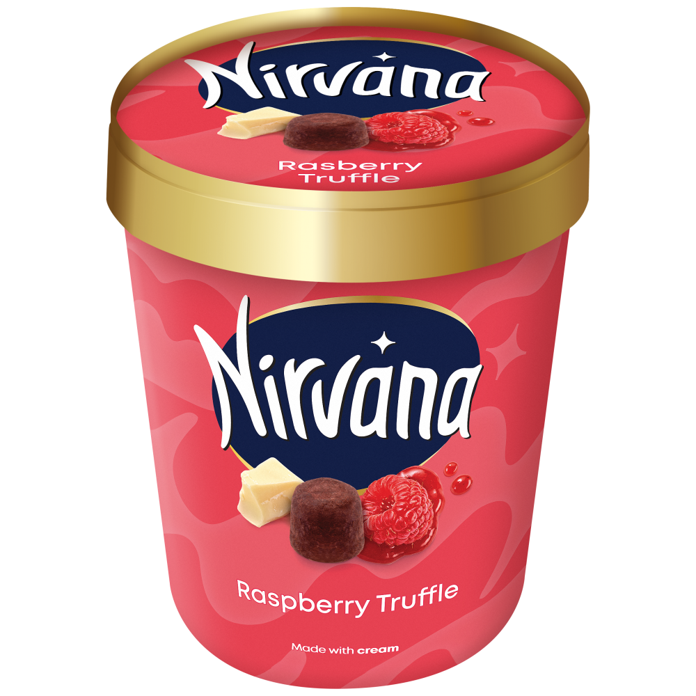 Nirvana Παγωτό Rasberry Truffle 313gr 420ml