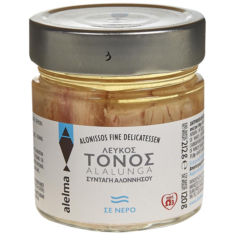 Alelma Τόνος Λευκός Αλονήσσου Σε Νερό 212gr