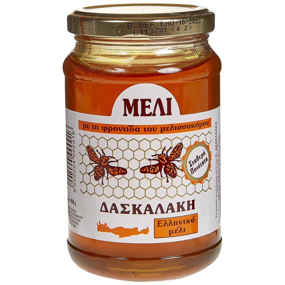 Δασκαλάκη Ελληνικό Μέλι Βάζο 450gr
