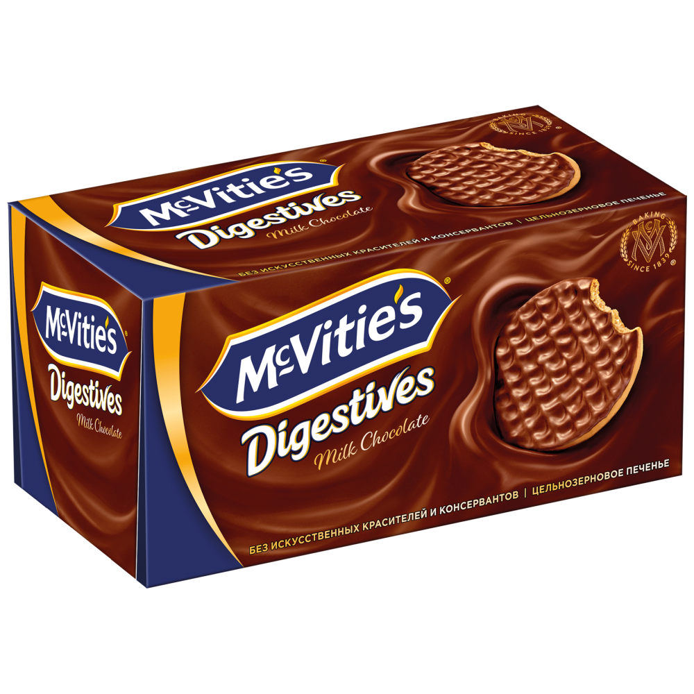 McVitie's Μπισκότα Digestive Milk Chocolate 200gr