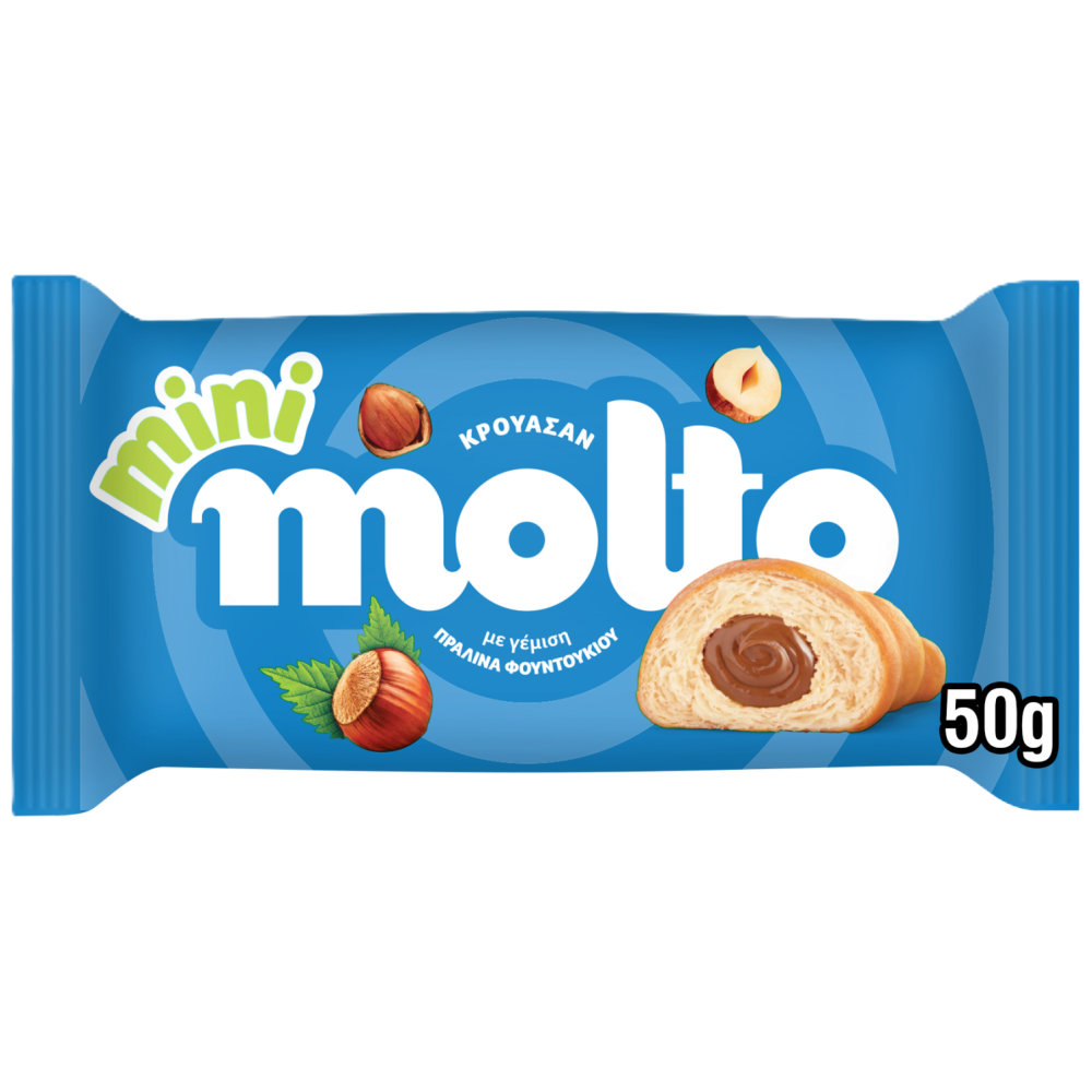 Molto Kρουασάν Πραλίνα Φουντουκιού 50gr