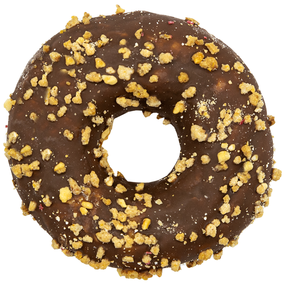Donuts Με Γέμιση Πραλίνα & Φουντούκι Ψημένο Κατεψυγμένο 71gr