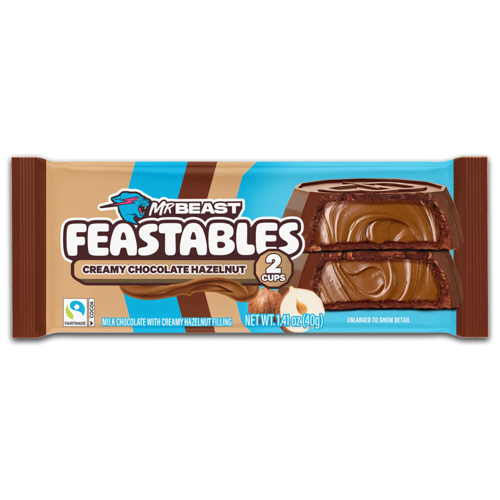 Mr Beast Feastables Cup Πραλίνα Φουντούκι 40gr