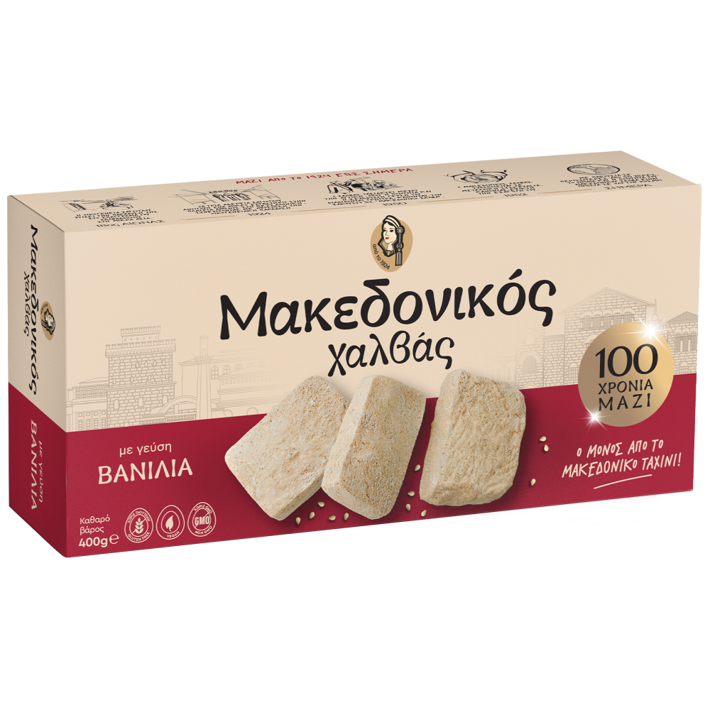 Χαίτογλου Μακεδονικός Χαλβάς Βανίλια 400gr