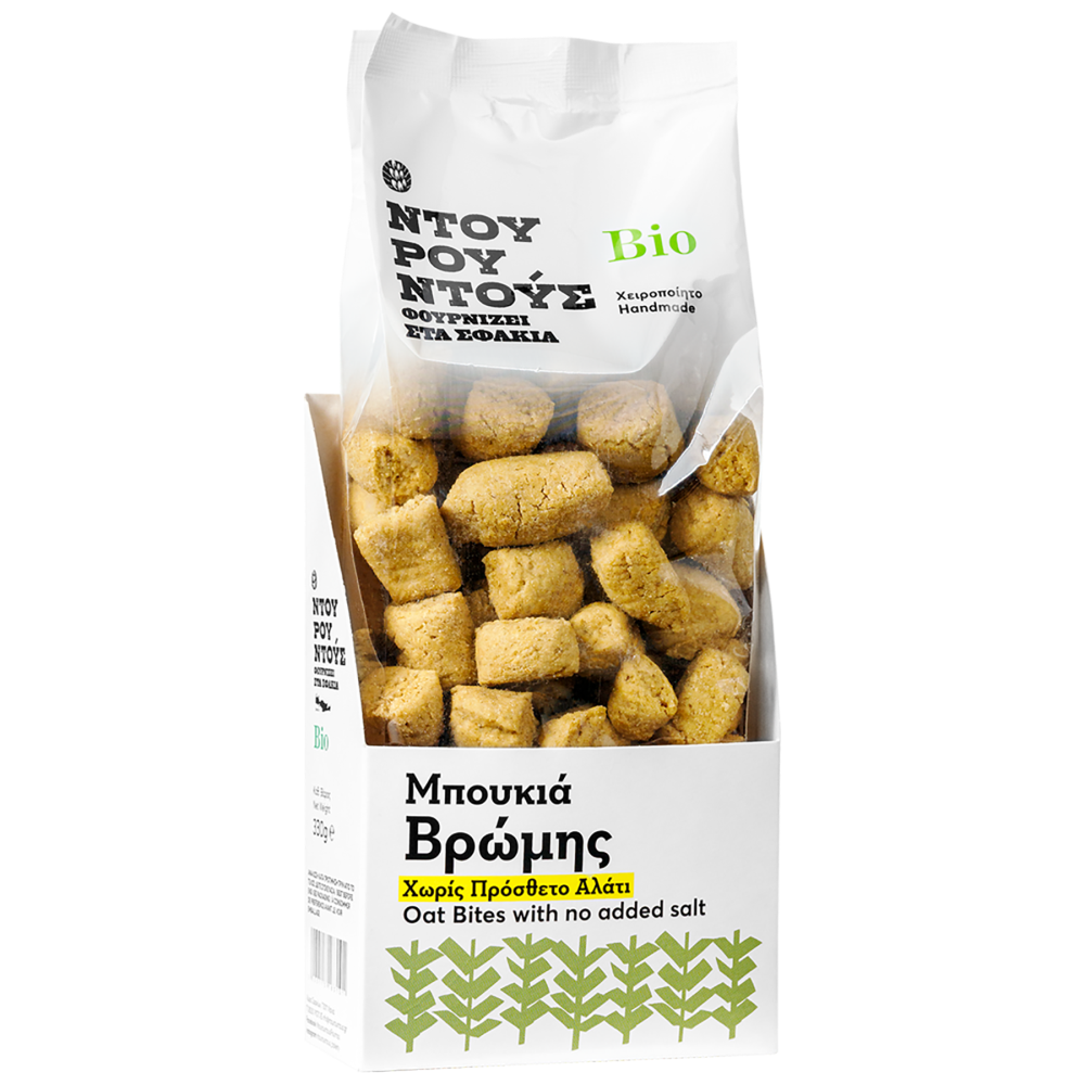 Ντουρουντούς Μπουκιά Βρώμης Χωρίς Αλάτι Bio 330gr