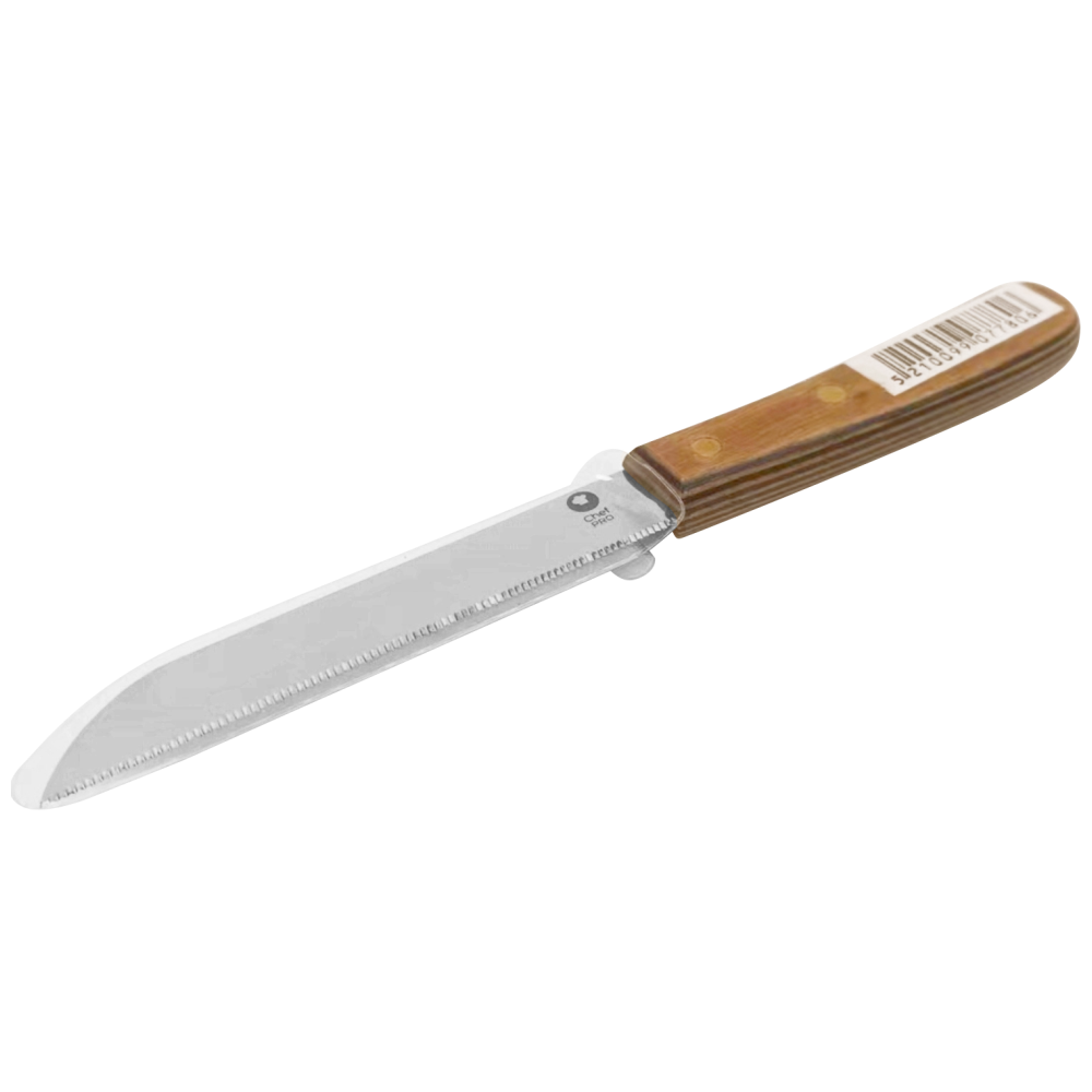Chef Μαχαίρι Γενικής Χρήσης Με Ξύλινη Λαβή 8,8cm