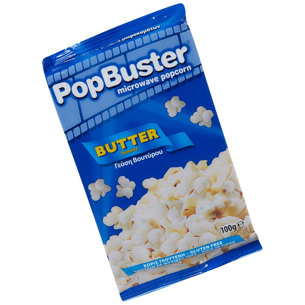 Popbuster Pop Corn Βουτύρου 100gr