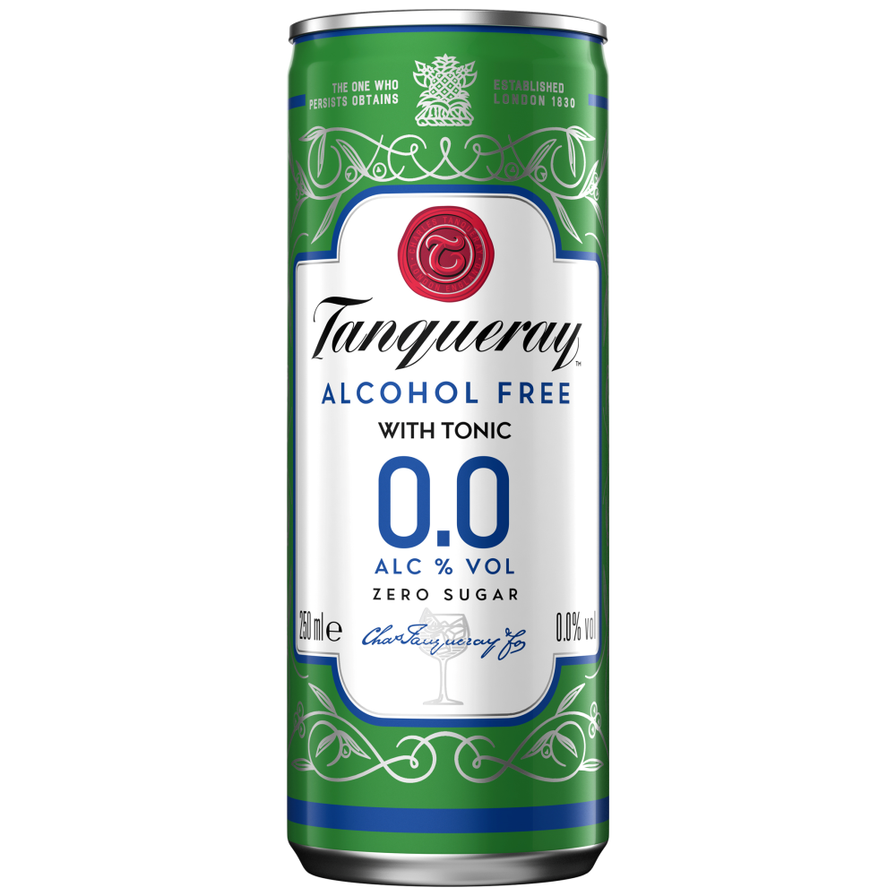 Tanqueray Alcohol Free & Tonic Κουτί 250ml
