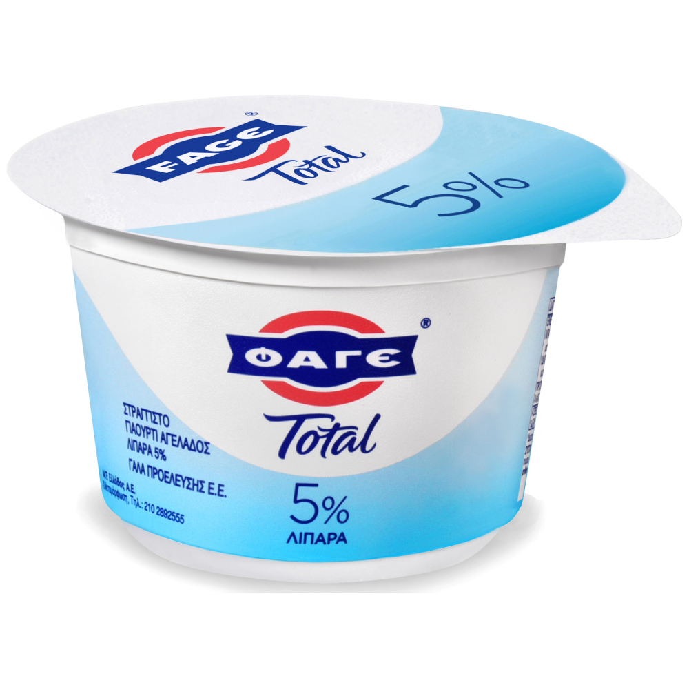 ΦΑΓΕ Total Στραγγιστό Γιαούρτι 5% Λιπαρά 200gr