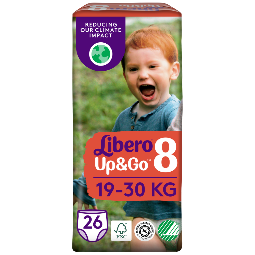 Libero Πάνες Up&Go N.8 19-30kg 26τεμ
