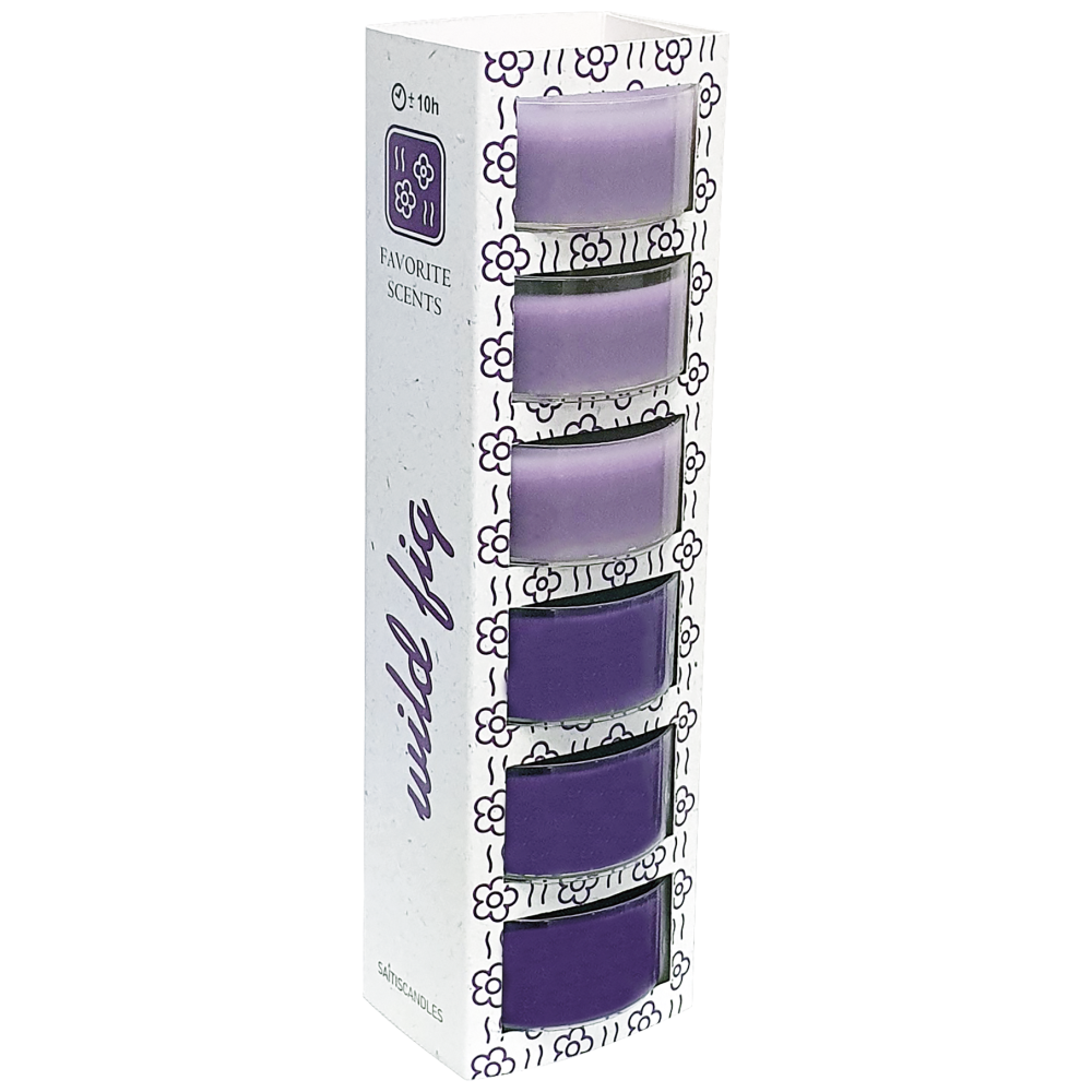 Satis Κεριά Pεσώ Πολυκαρβονικά Λιλά Wild Fig 40gr
