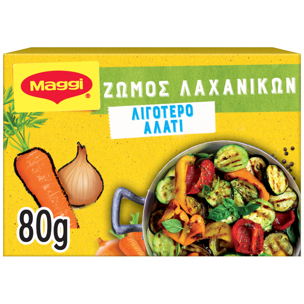 Maggi Ζωμός Λαχανικών Λιγότερο Αλάτι 4lt