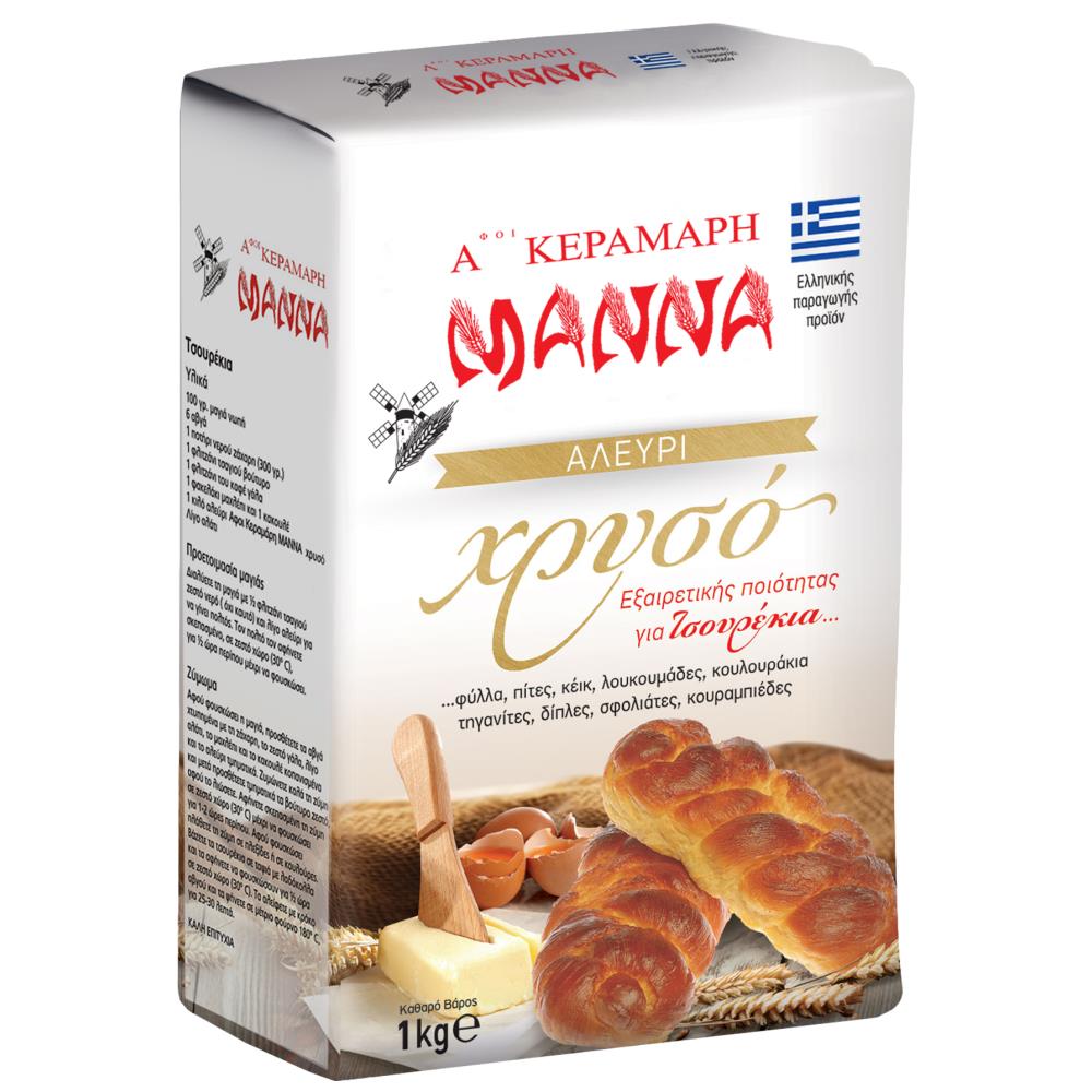Μάννα Αλεύρι Χρυσό για Τσουρέκι 1kg