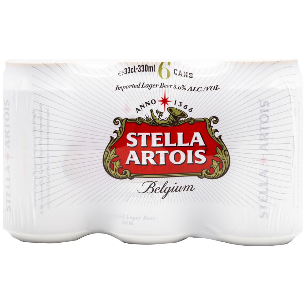 Stella Artois Μπίρα Κουτί 6x330ml