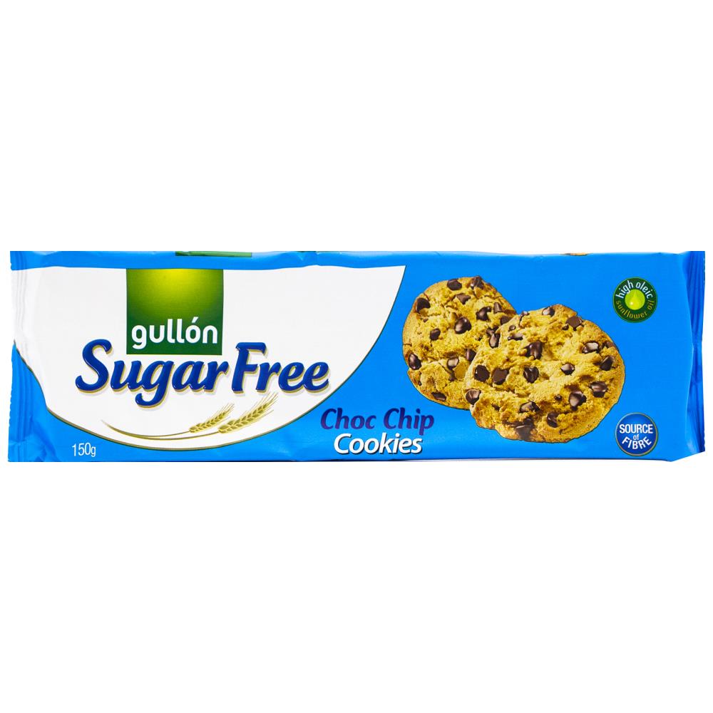 Gullon Cookies Με Κομματάκια Σοκολάτας Χωρίς Ζάχαρη 150gr
