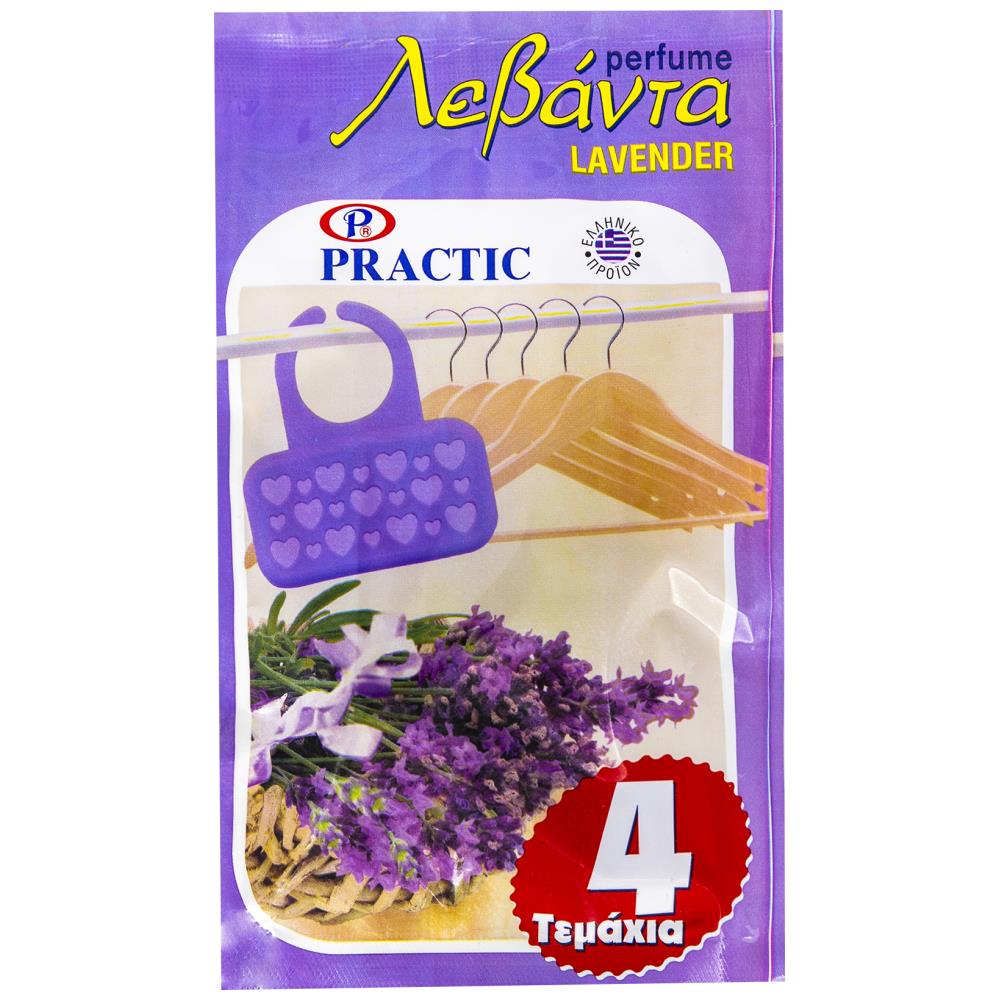 Practic Σκοροκτόνα Φακελάκια Λεβάντα 4τεμ