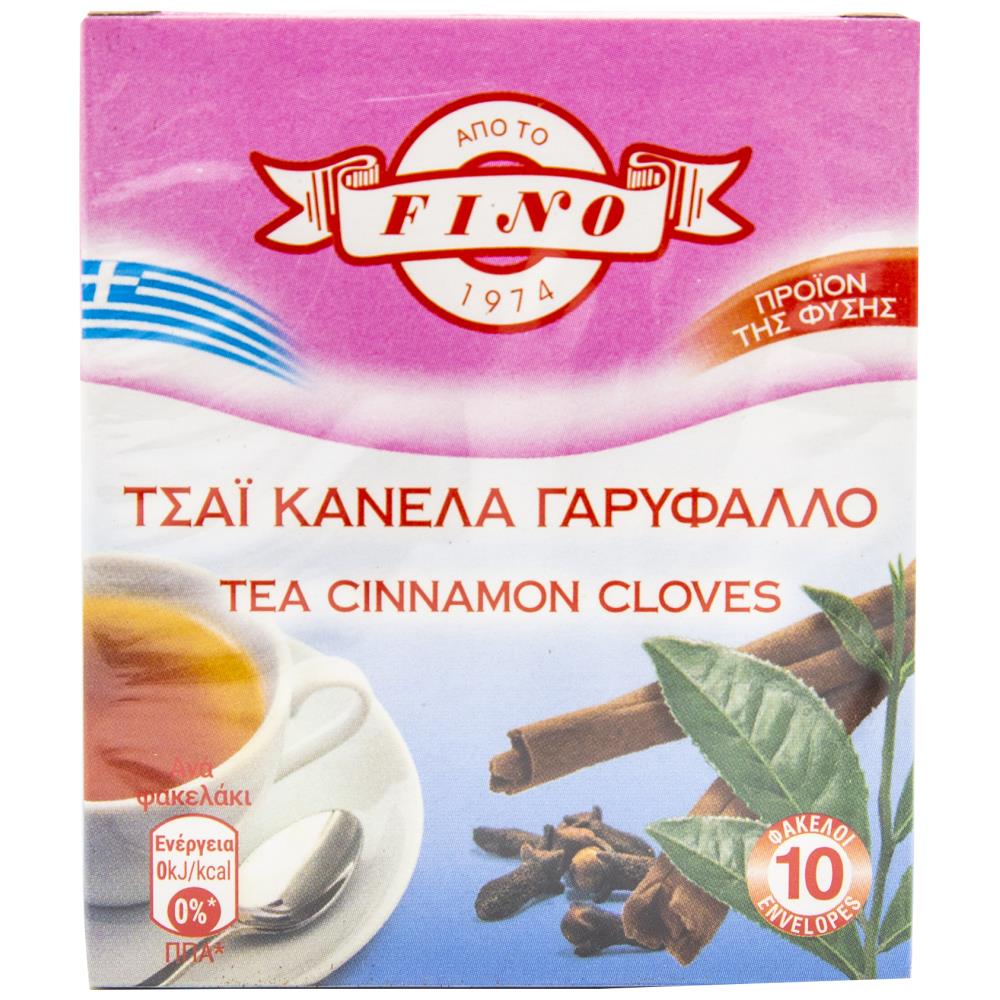Fino Τσάι Κανέλλα-Γαρύφαλλο 10 Φακελάκια