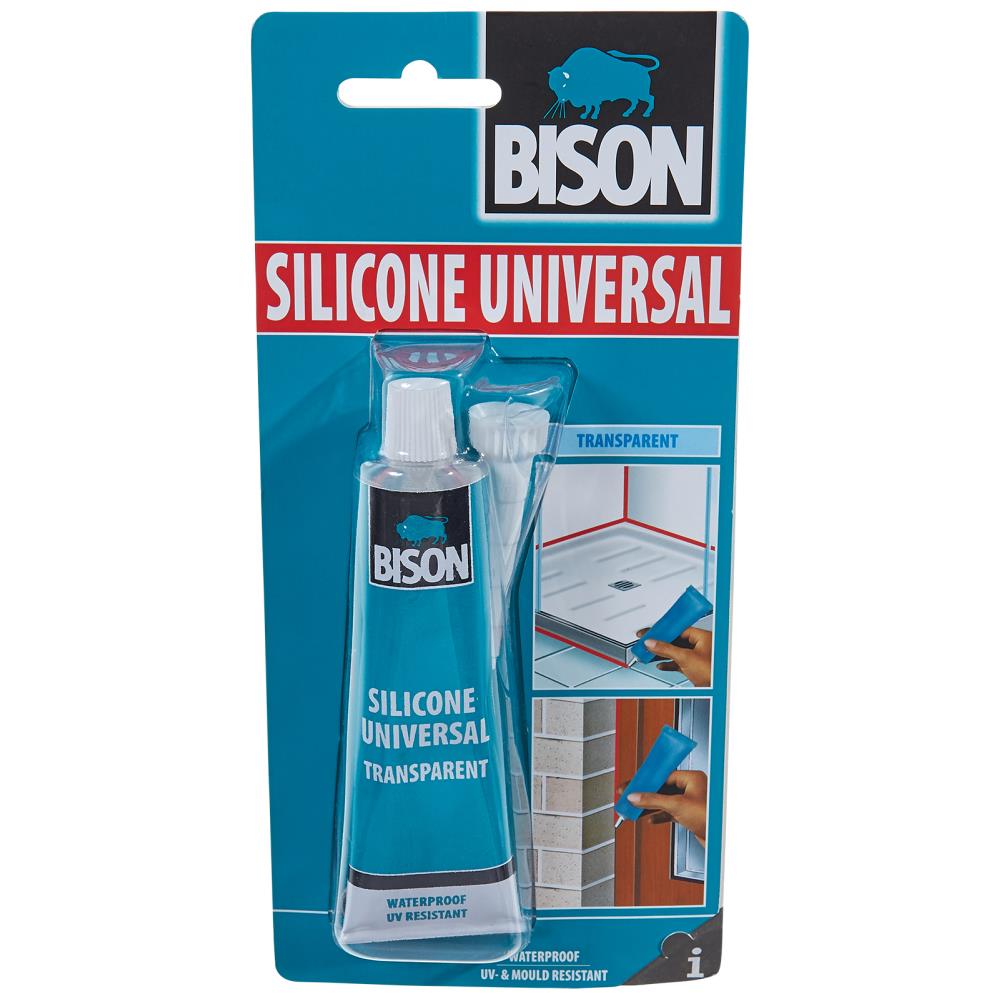 Bison Σιλικόνη Γενικής Χρήσης Διάφανο 60ml
