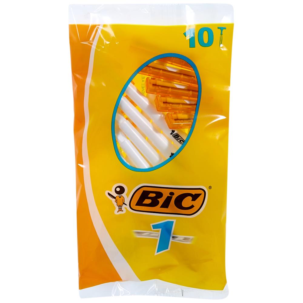 BIC 1 Classic Ξυριστική Μηχανή Οικογενειακή Συσκευασία 10τεμ