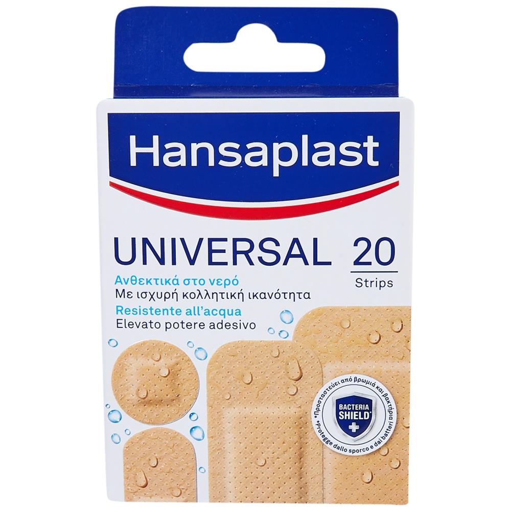 Hansaplast Universal Ανθεκτικά στο Νερό 20 τμχ.