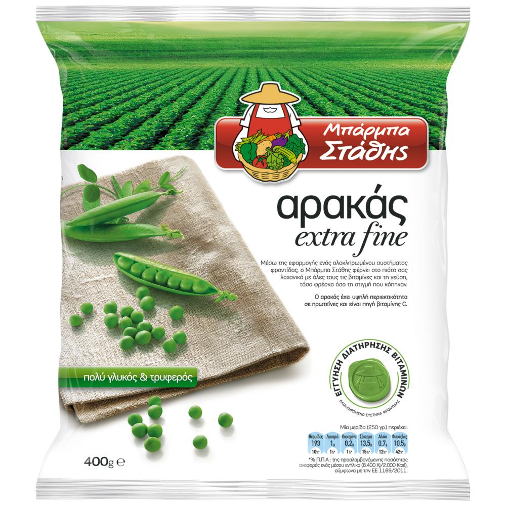 Μπάρμπα Στάθης Αρακάς Έξτρα Φίνο 400gr