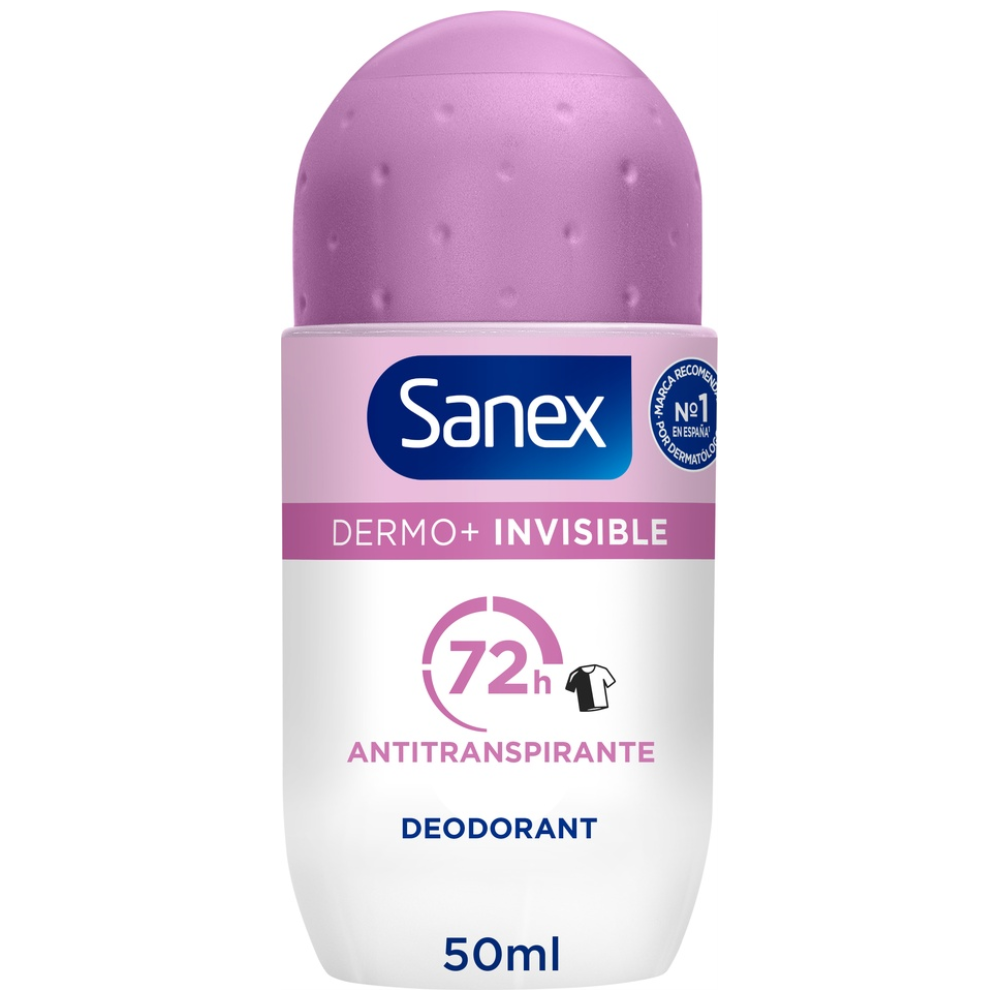 Sanex Αποσμητικό Dermo Invisible Roll On 50ml