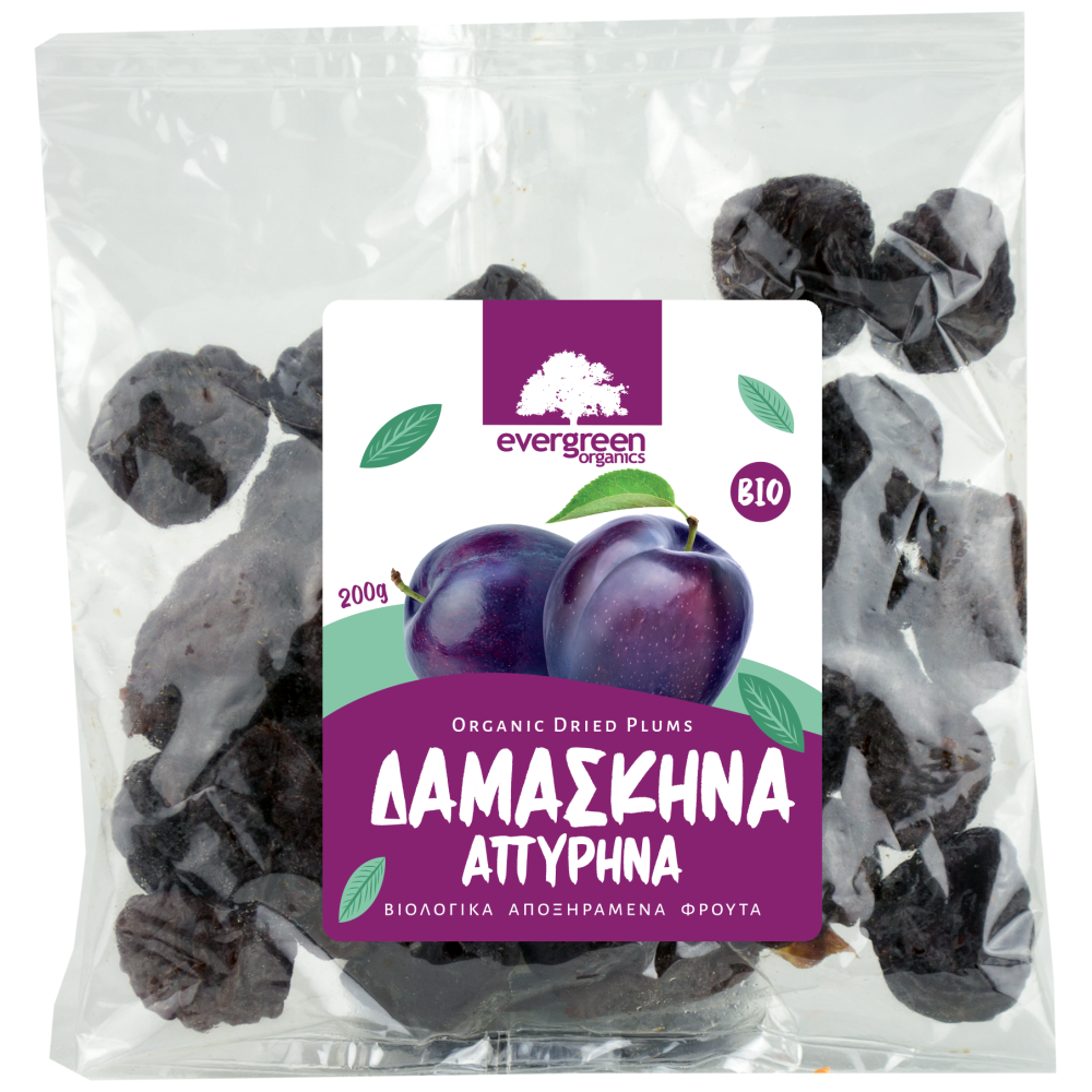 Evergreen Δαμάσκηνα Απύρηνα Βιολογικά 200gr