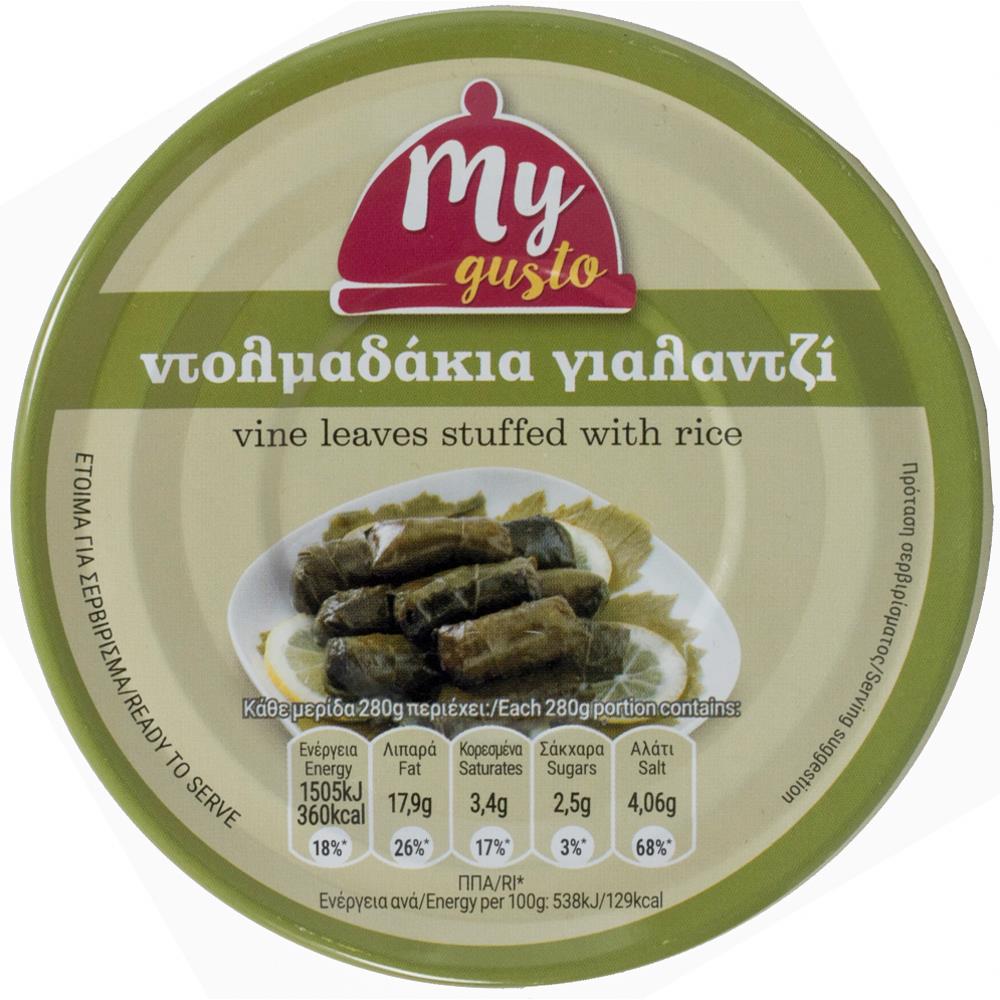 My Gusto Ντολμαδάκια Γιαλαντζί 280gr