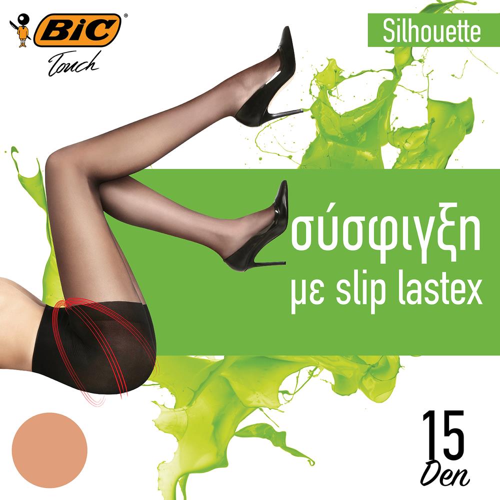 BIC Silhouette Καλσόν Ελαστικό Μελί 15D XLarge