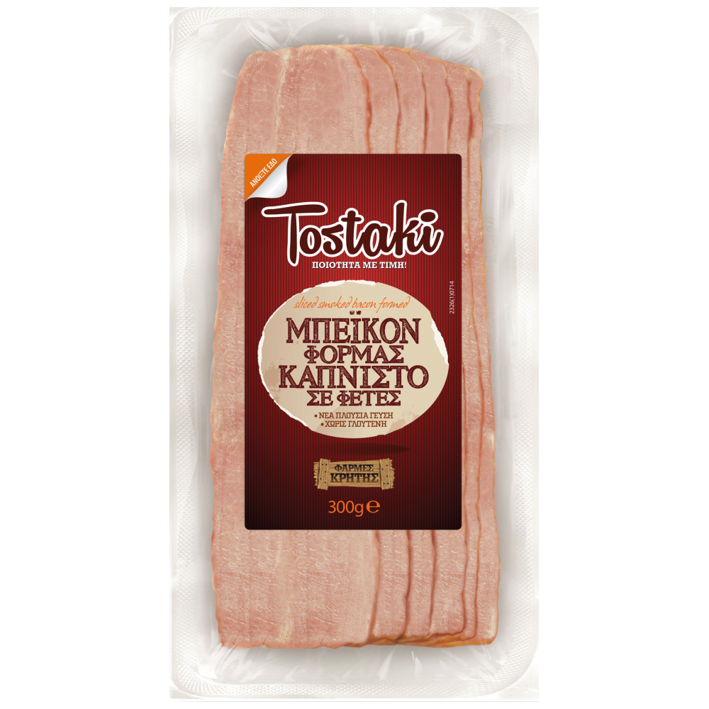 Tostski Μπέϊκον Καπνιστό Φέτες 300gr