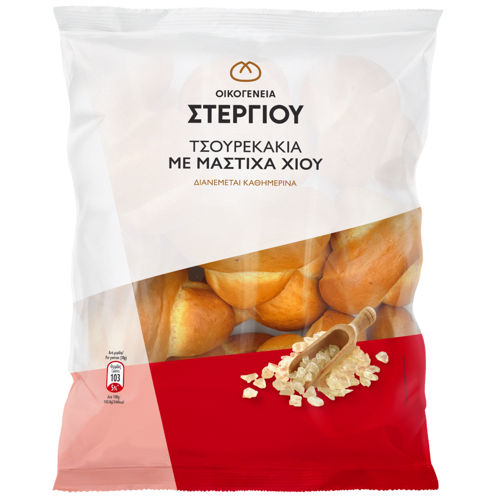Οικογένεια Στεργίου Τσουρεκάκι Μαστίχα Χίου 300gr