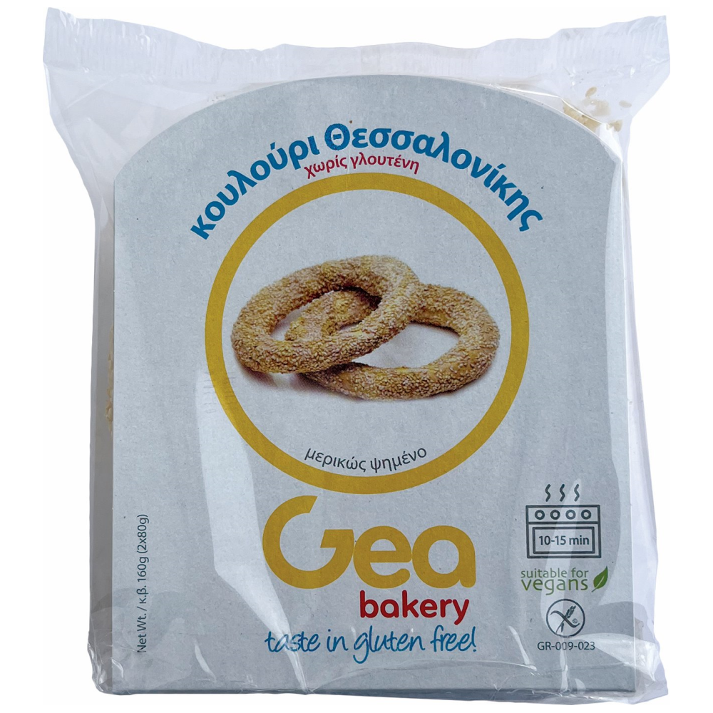 Gea Bakery Κουλούρι Χωρίς Γλουτένη 2τεμ 80gr