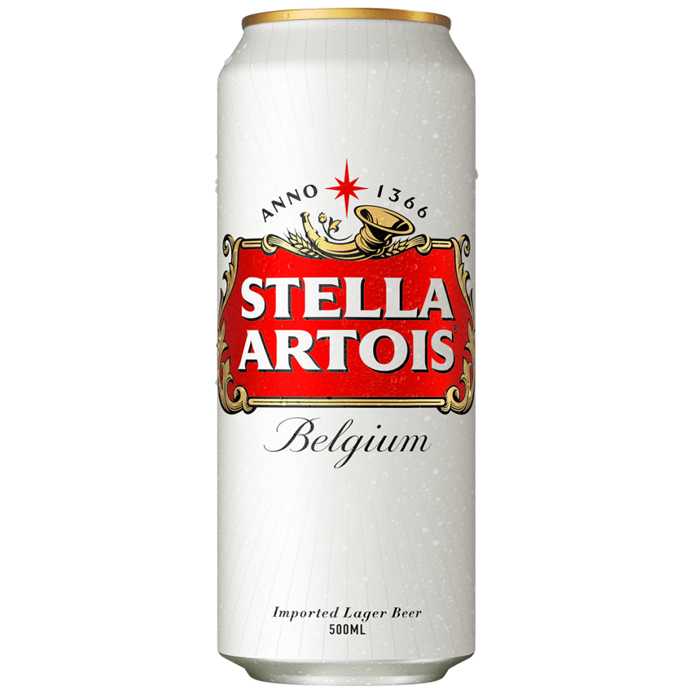 Stella Artois Μπίρα Κουτί 500ml