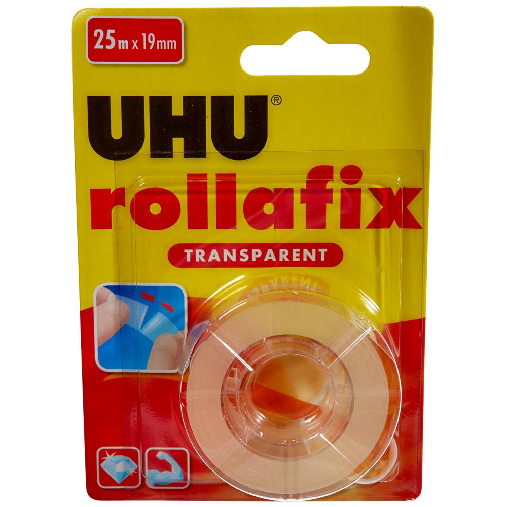 UHU Ταινία Rollafix Διάφανη Ανταλλακτικό 25m