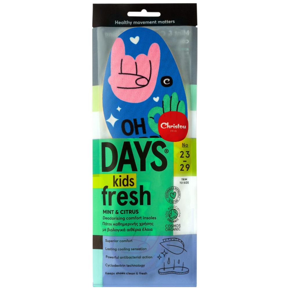 Christou Days Kids Fresh Oh Happy Day Blue Πάτοι Παπουτσιών 23-29