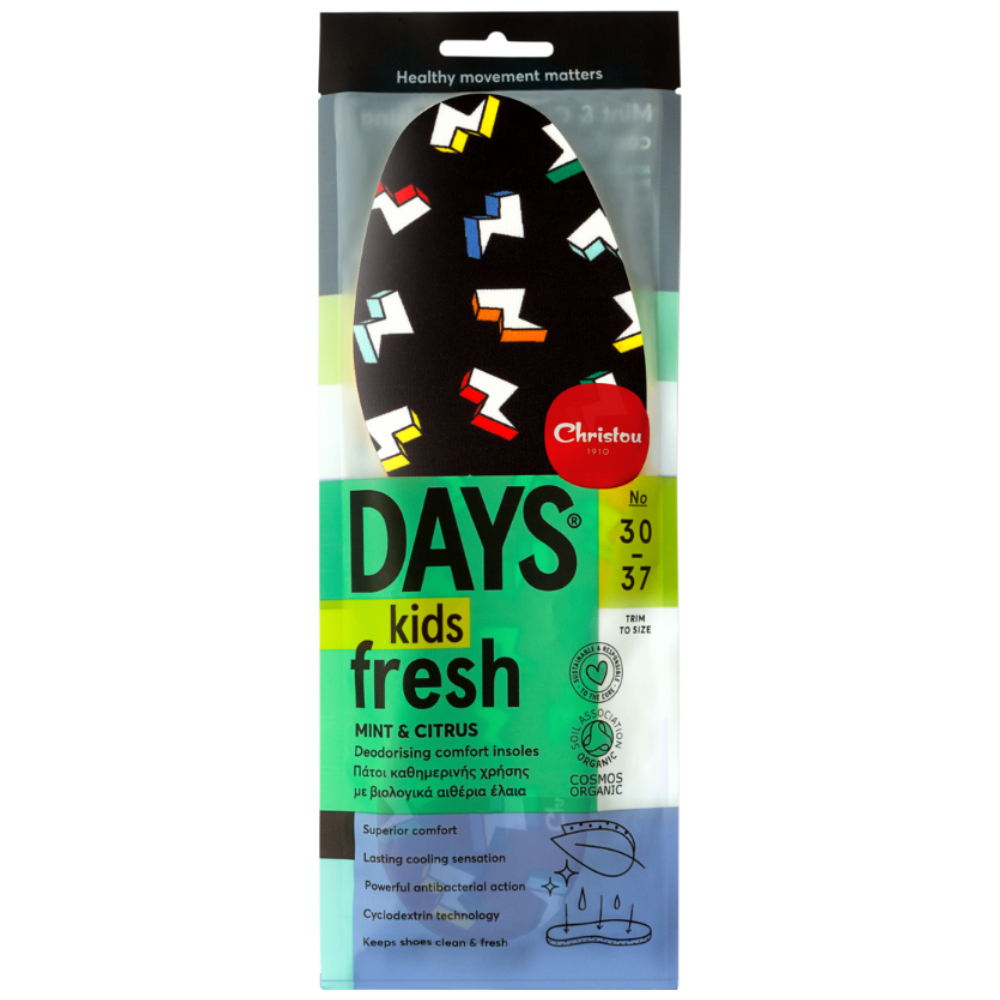 Christou Days Kids Thunderbolts Black Πάτοι Παπουτσιών 30-37