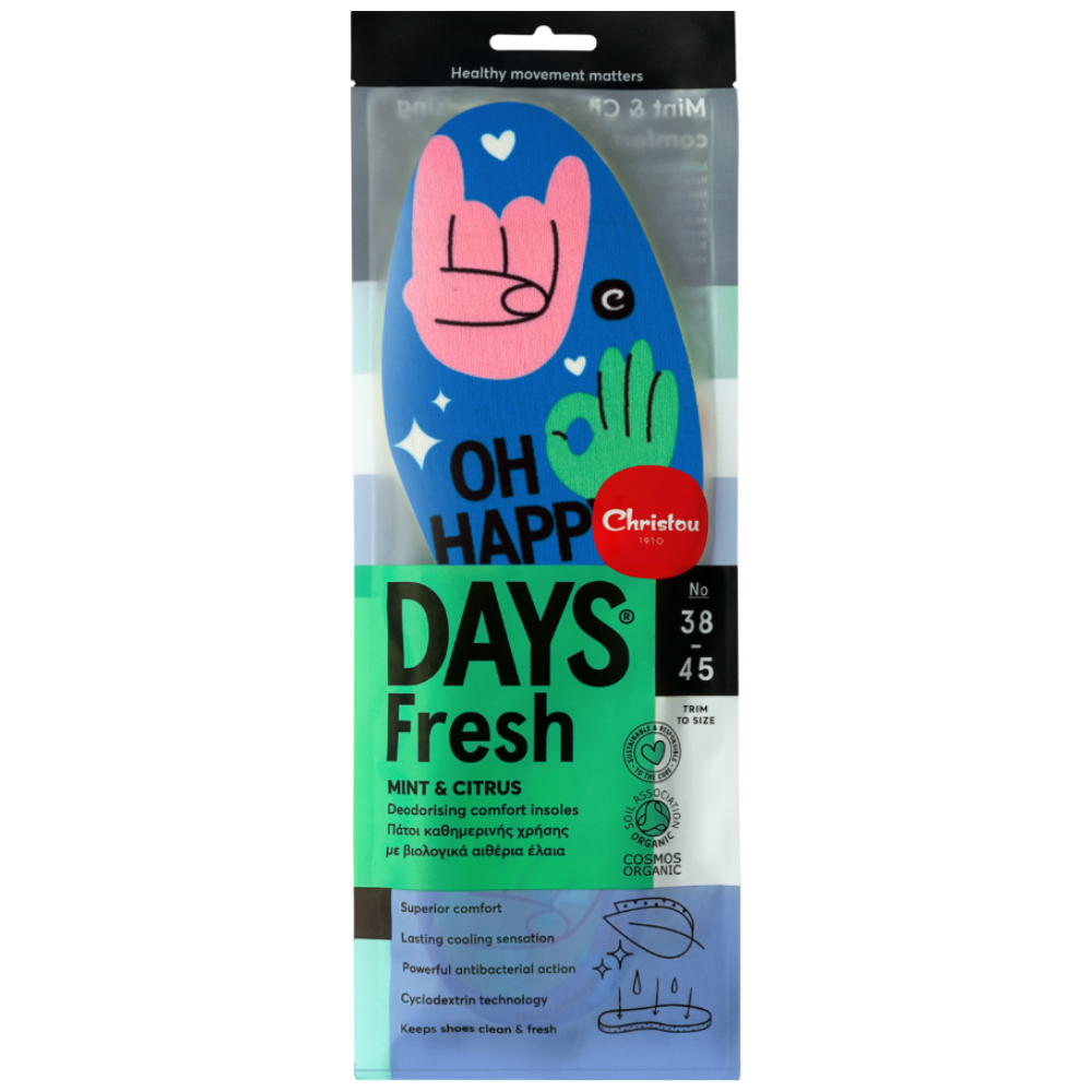 Christou Days Fresh Oh Happy Days Πάτοι Παπουτσιών 38-45