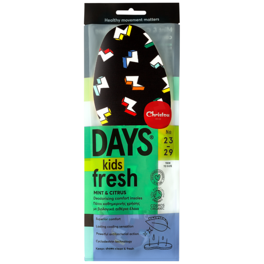 Christou Days Kids Thunderbolts Black Πάτοι Παπουτσιών 23-29