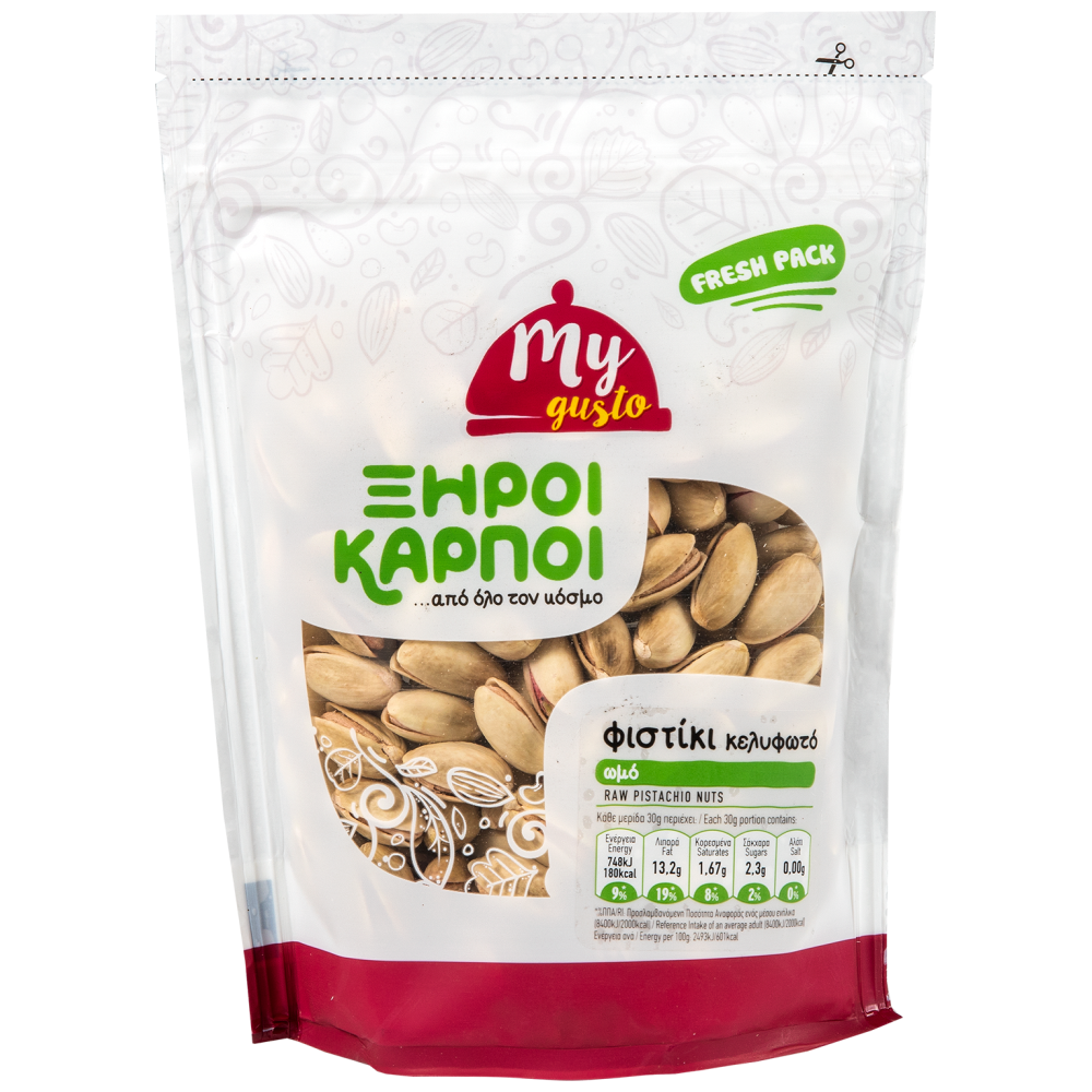 My Gusto Φιστίκι Κελυφωτό Ωμό 200gr