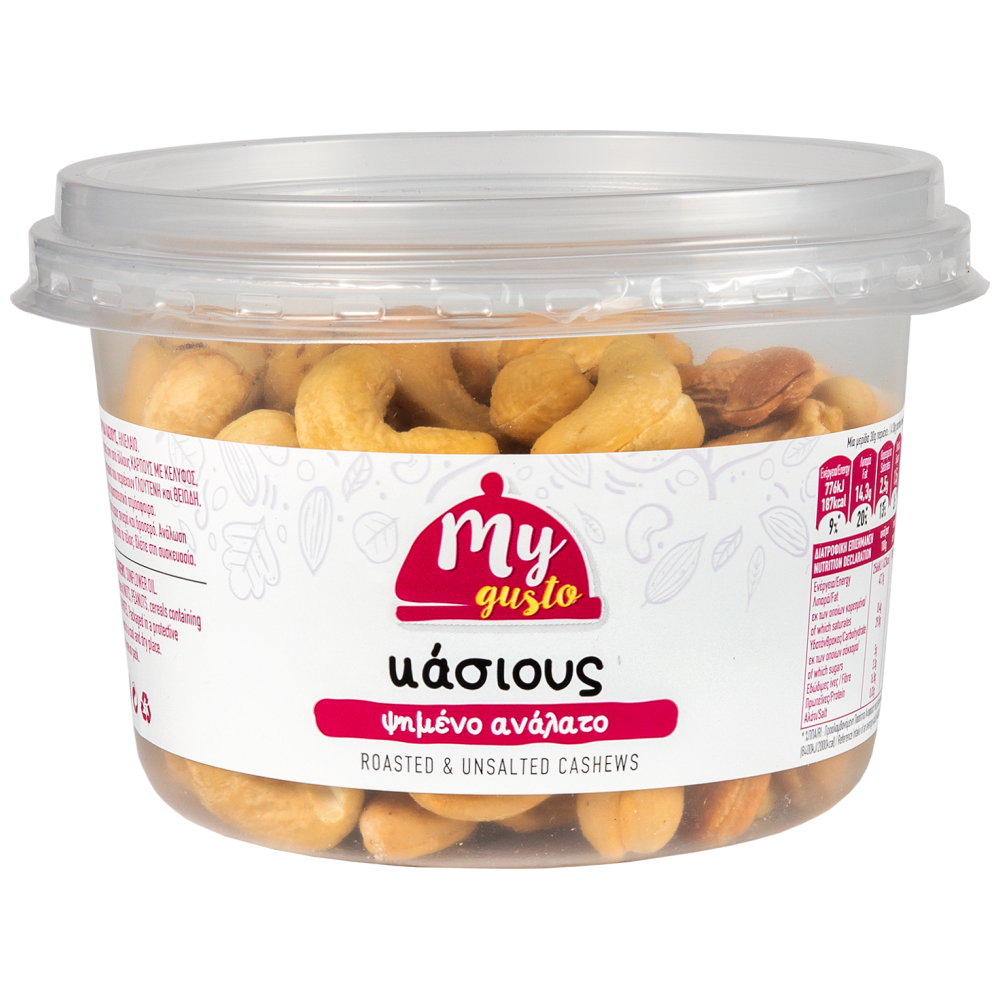 My Gusto Κάσιους Ψημένο Ανάλατο 220gr