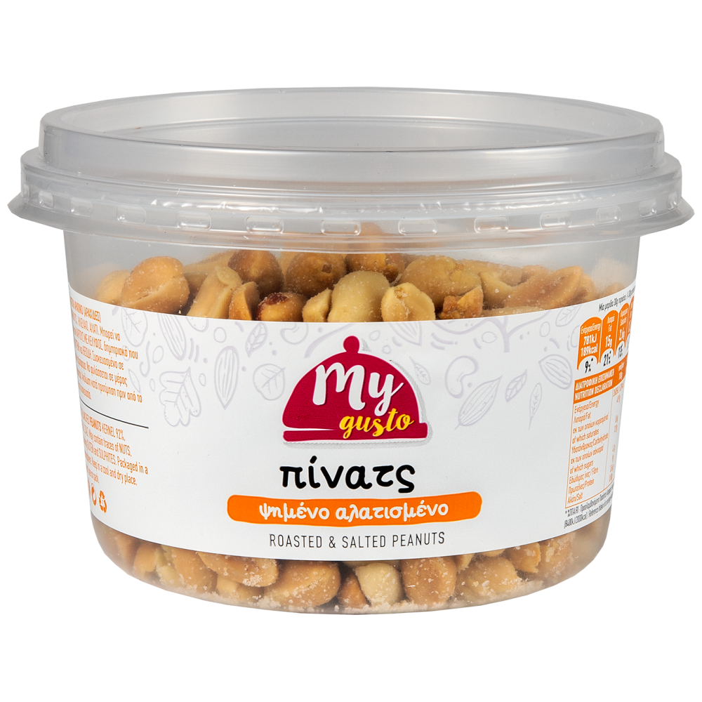 My Gusto Πίνατς Ψημένο Αλατισμένο Δοχείο 230gr