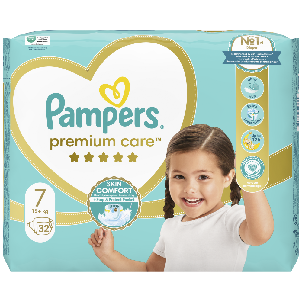 Pampers Premium Care No 7 32τεμ