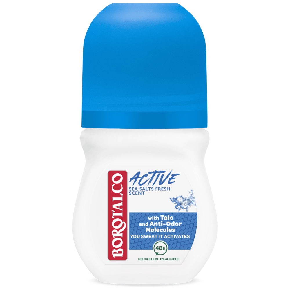 Borotalco Active Sea Salts Fresh Αποσμητικό Roll On 50ml