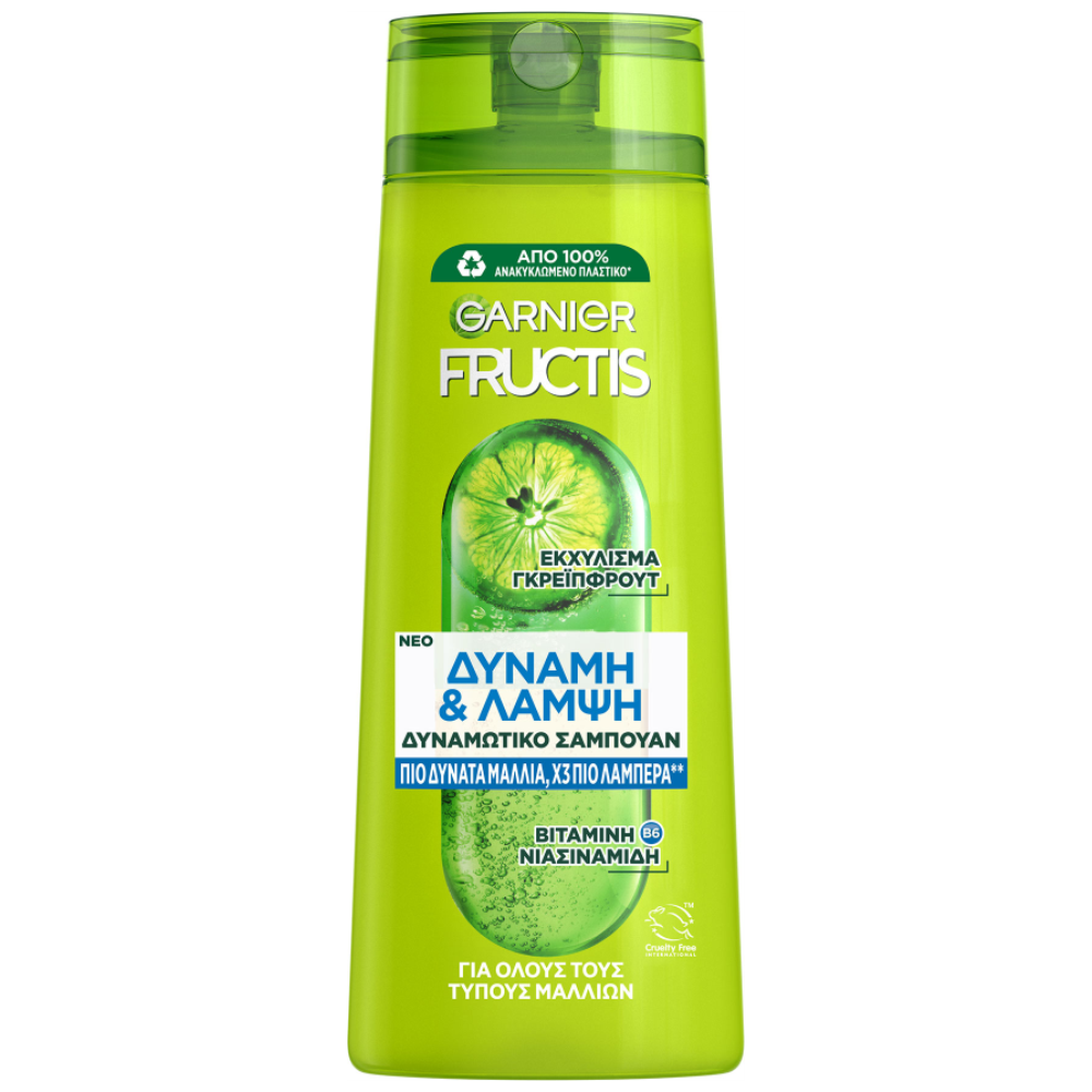 Fructis Σαμπουάν Δύναμη & Λάμψη 400ml