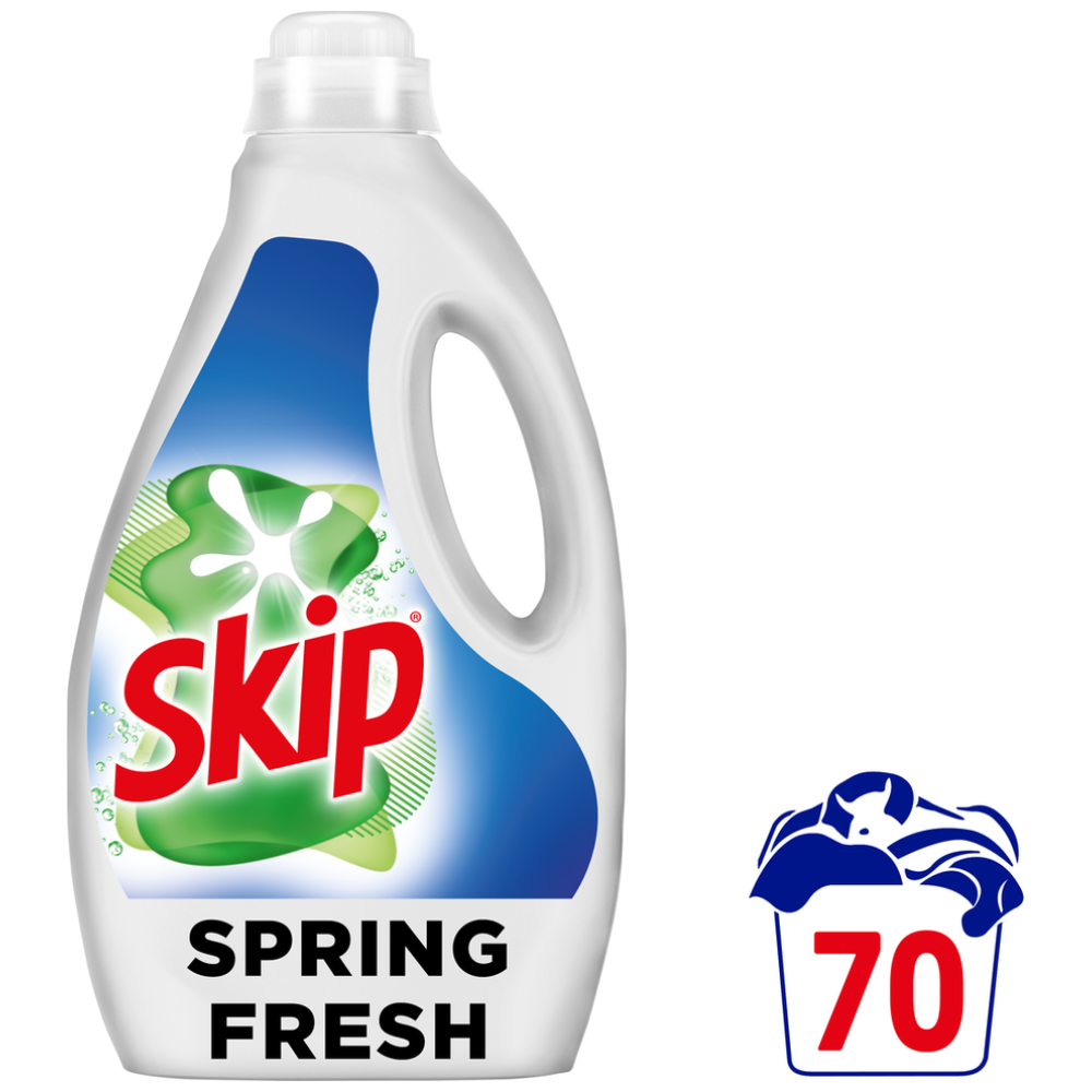 Skip Υγρό Απορρυπαντικό Ρούχων Spring Fresh 70μεζ. 3,5lt